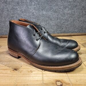 Red Wing 9024 Heritage Beckman Chukka Black Leather Work Mens Boots USA 10 D
